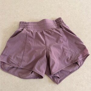Lululemon mid rise swiftly shorts. Size 2. Excellent condition.